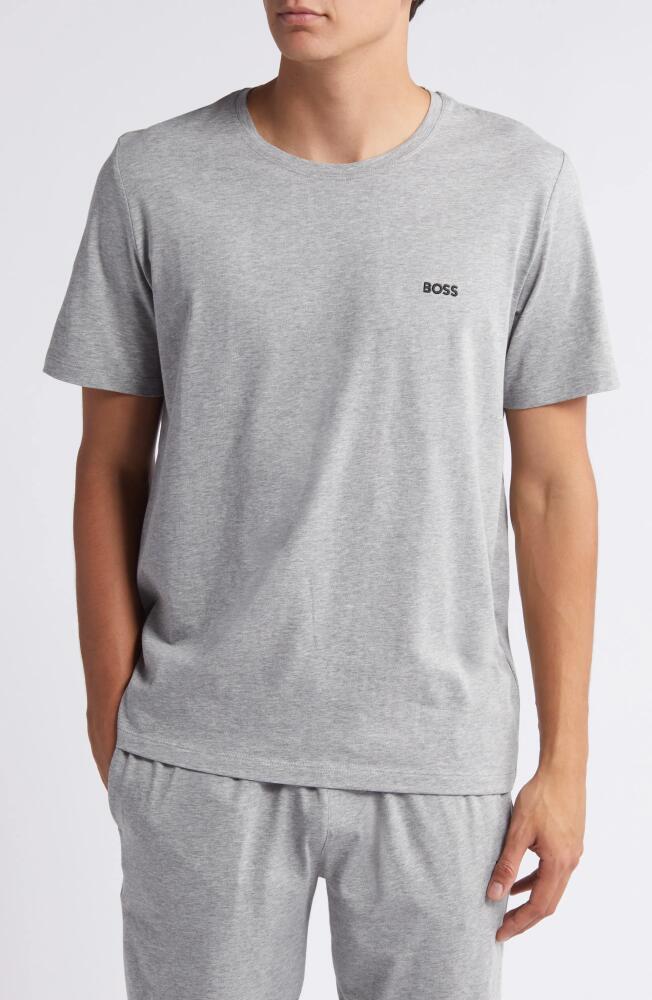 BOSS Mix Match Pajama T-Shirt in Medium Grey Cover