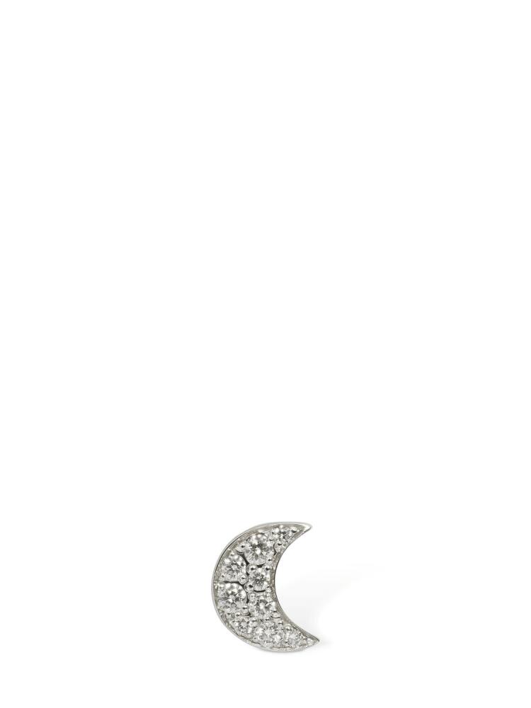 DODO 18kt Luna Stud Mono Earring W/ Diamonds Cover