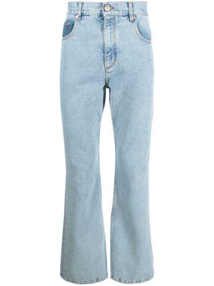 Ernest W. Baker mid-rise straight-leg jeans - Blue Cover