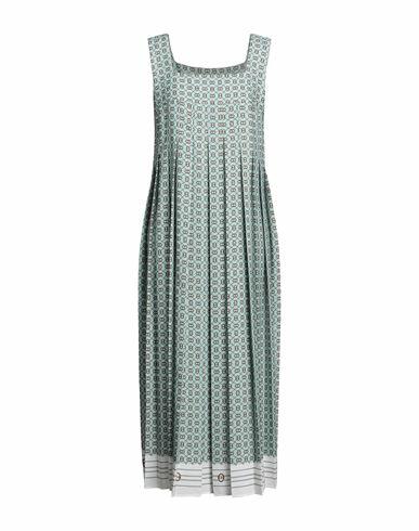 Trussardi Woman Midi dress Light green Polyester Cover