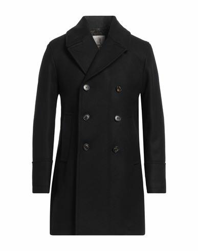 Sealup Man Coat Black Wool Cover