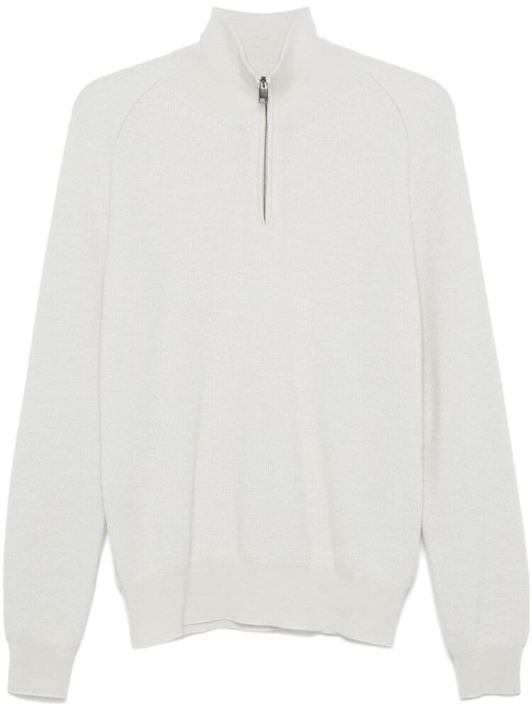 Brioni zip-up pullover - Grey Cover