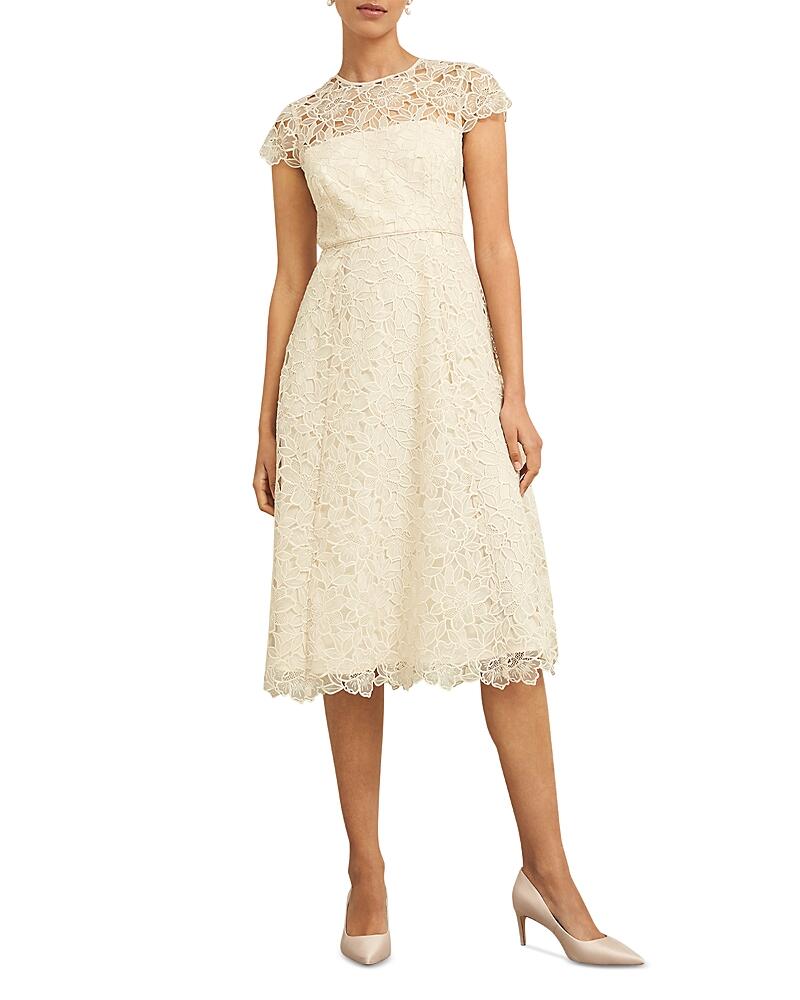 Hobbs London Johanna Floral Lace Dress Cover