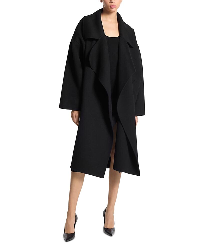 Michael Kors Collection Double Faced Wool Clutch Coat Cover