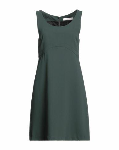 See By Chloé Woman Mini dress Dark green Polyester Cover