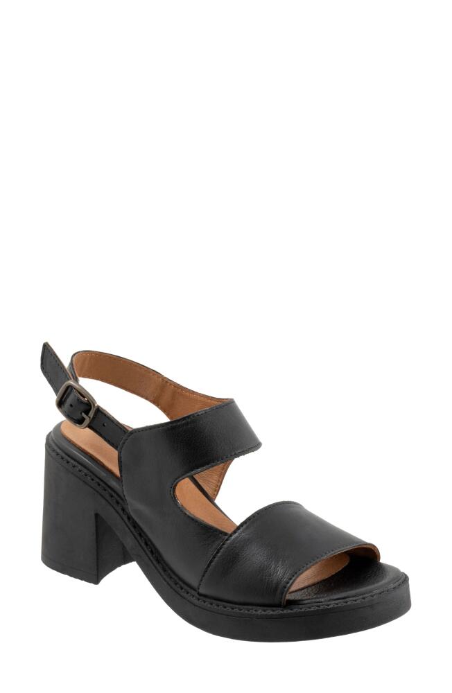 Bueno Myla Ankle Strap Platform Sandal in Black Cover