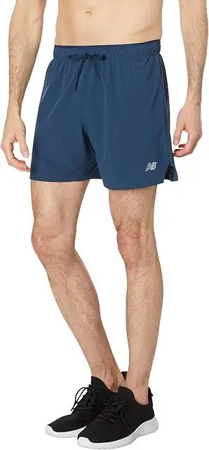 New Balance RC Short 5 (NB Navy) Men's Shorts Cover