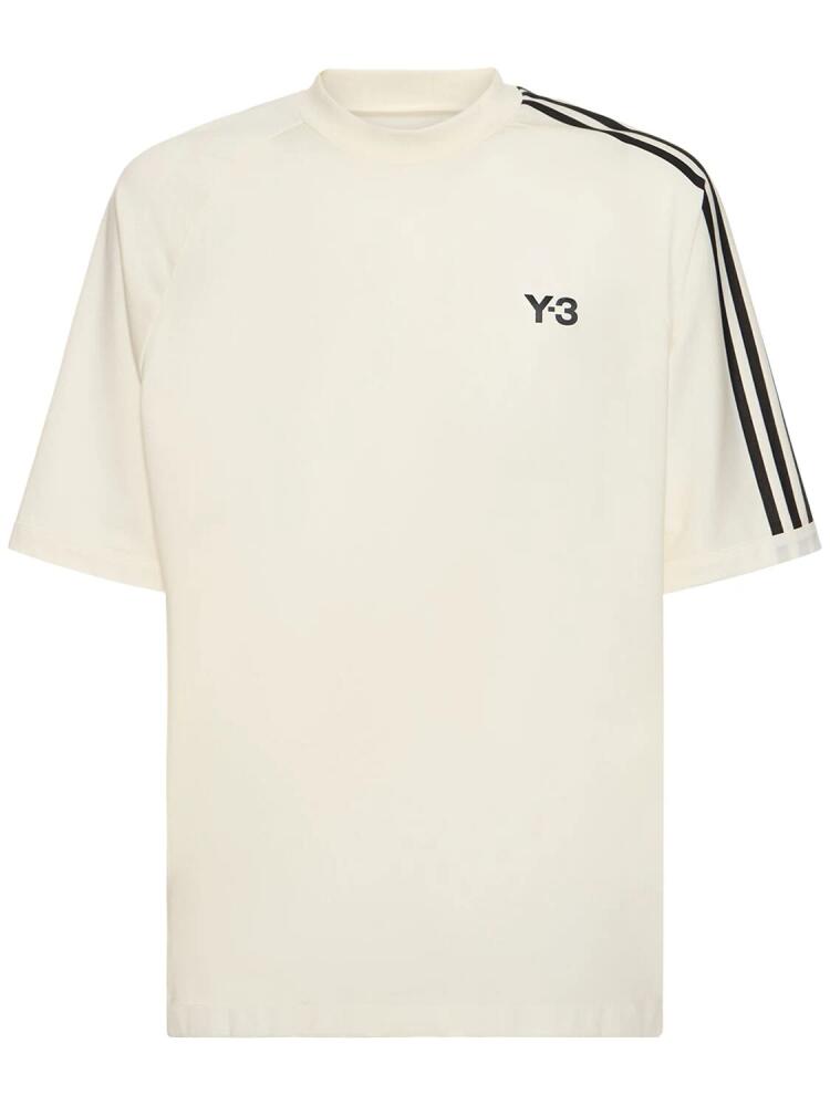 Y-3 3-stripe Logo Cotton T-shirt Cover