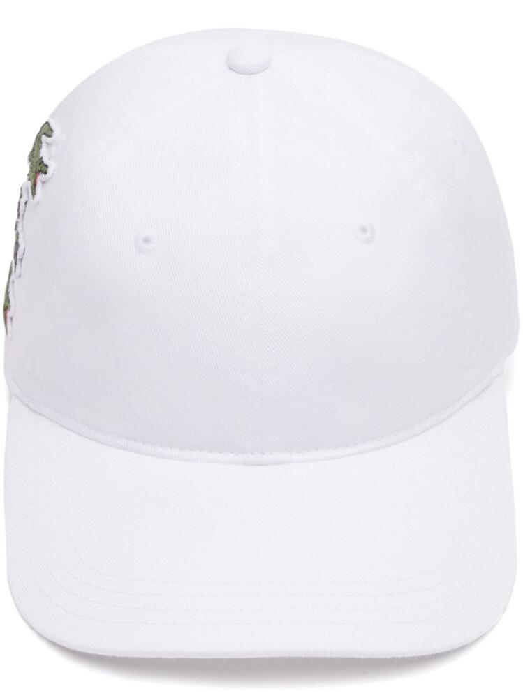 Lacoste Iconic Badge organic-cotton cap - White Cover