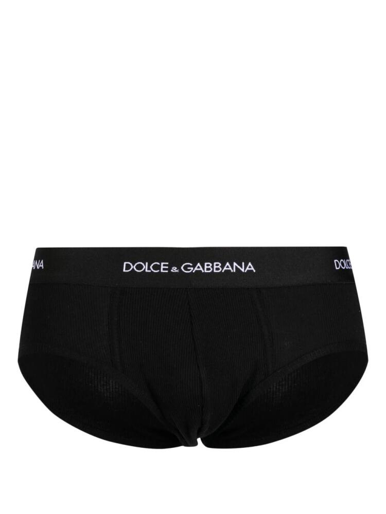 Dolce & Gabbana logo-waistband briefs - Black Cover