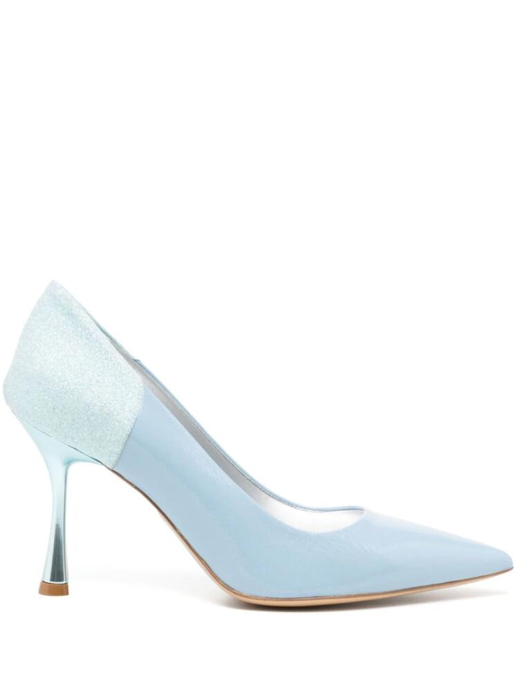 Madison.Maison Alena Blue/Light Blue High Heel Pump 65mm Cover