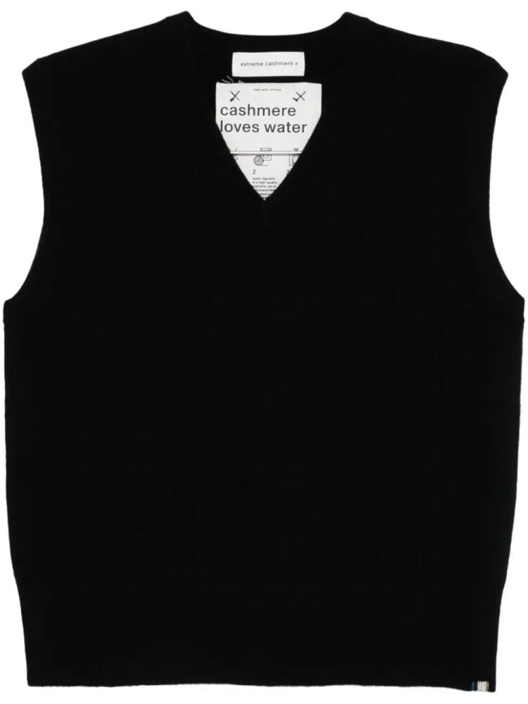 extreme cashmere n°243 Spencer vest - Black Cover