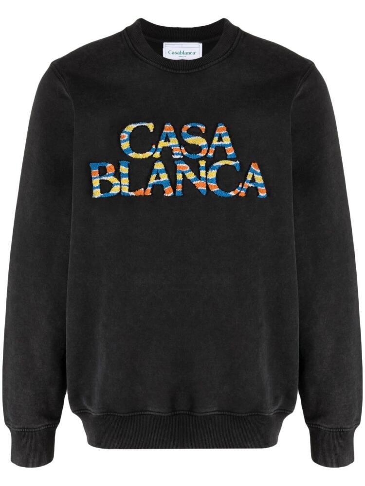 Casablanca logo-appliqué sweatshirt - Black Cover