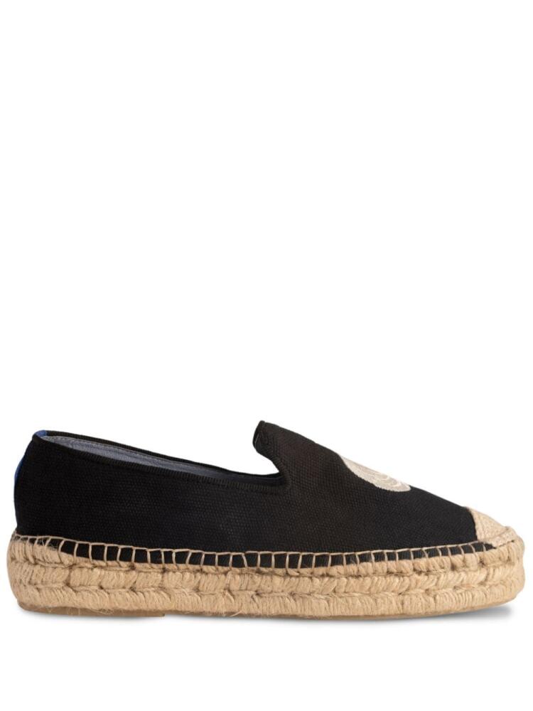 Blue Bird Shoes Anthurium cotton espadrilles - Black Cover