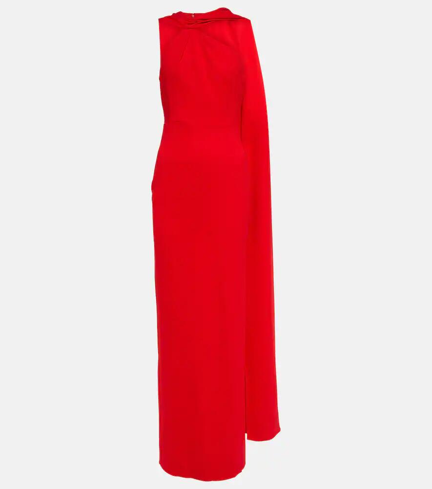 Roland Mouret Caped cady maxi dress Cover