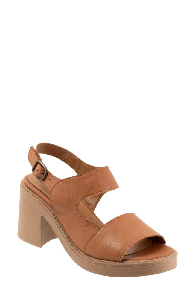 Bueno Myla Ankle Strap Platform Sandal in Dark Tan Cover