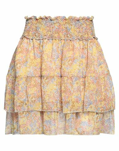 Na-kd Woman Mini skirt Ocher Polyester Cover