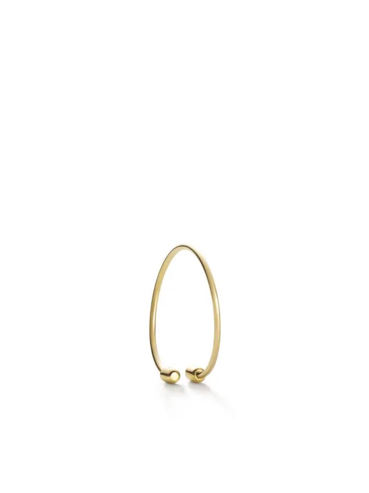 Shihara 18kt yellow gold Twist Round 02 hoop earring Cover