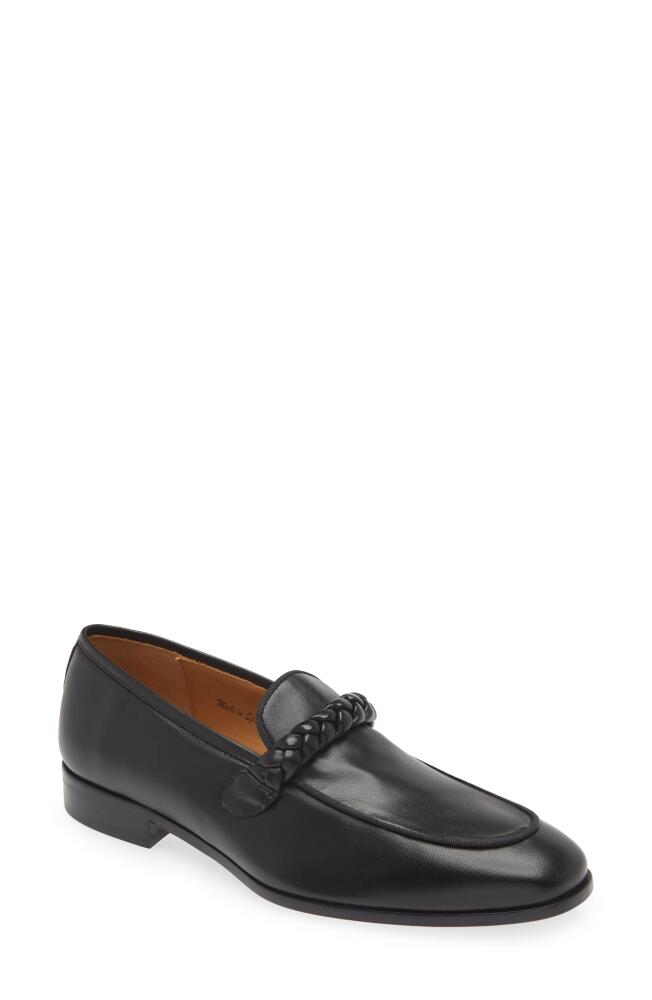 Mezlan Parole Apron Toe Loafer in Black Cover