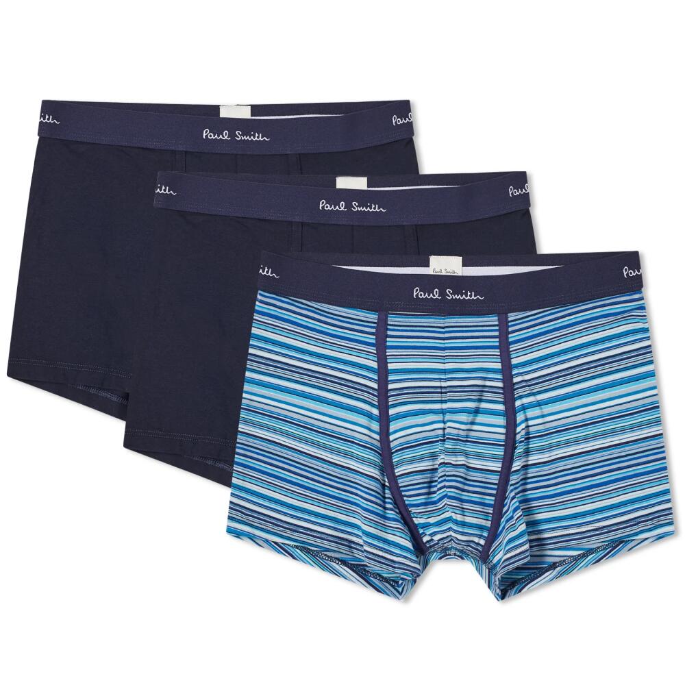 Paul Smith Men's Trunk - 3-Pack in Blue Cover