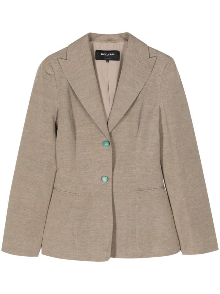 Rochas single-breasted blazer - Neutrals Cover