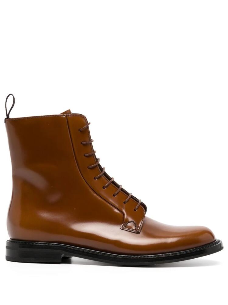 Church's leather lace-up boots - Brown Cover