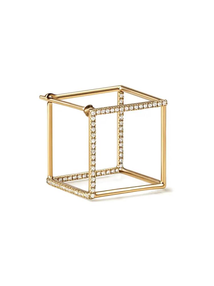 Shihara Diamond Square Earring 15 (03) - Metallic Cover