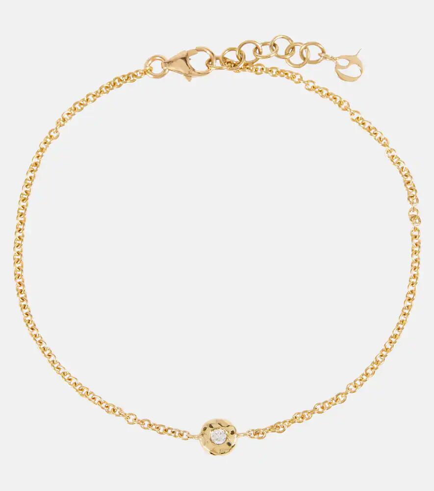 Octavia Elizabeth Nesting Gem 18kt gold bracelet with diamond Cover