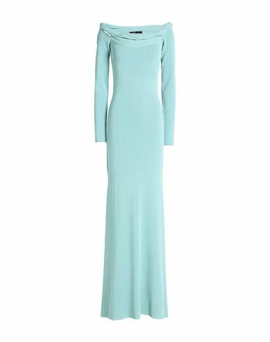 Blumarine Woman Maxi dress Turquoise Viscose, Polyamide Cover