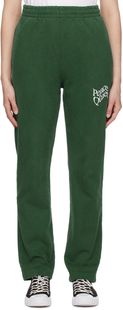 Museum of Peace & Quiet Green Warped Lounge Pants Cover