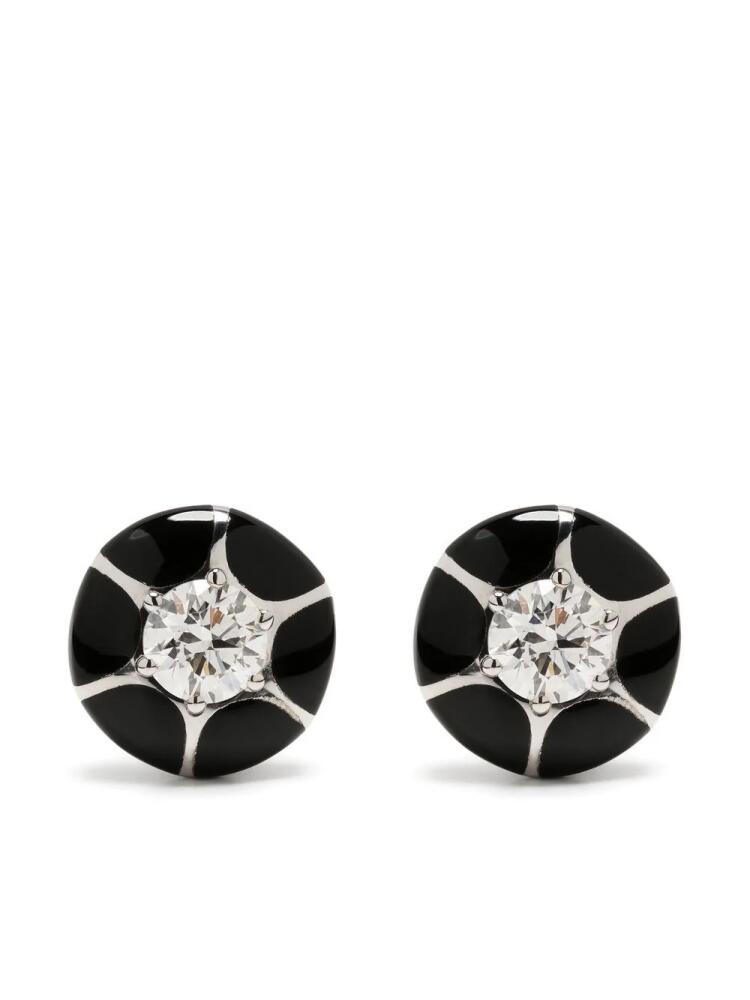 Selim Mouzannar 18kt white gold Sea Flower diamond earrings - Silver Cover