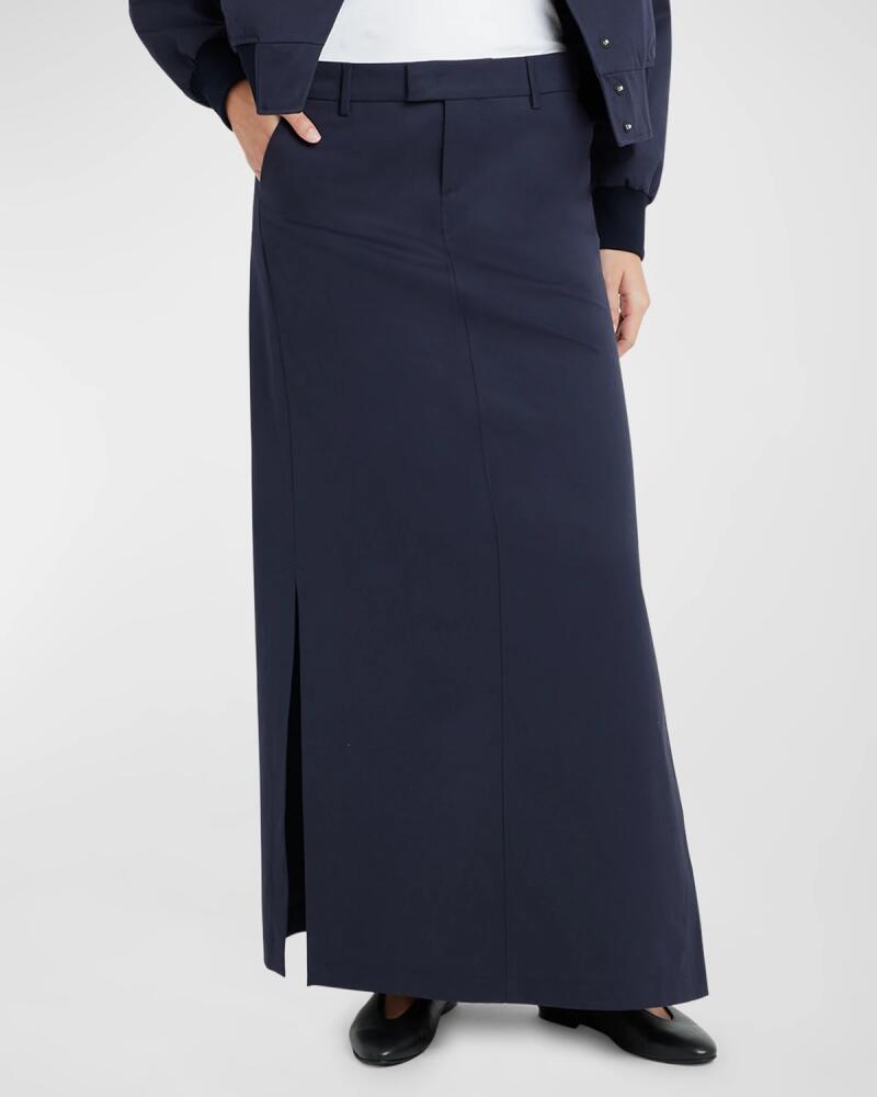 ARMARIUM Lia Slits-Hem Water-Repellant Cotton Maxi Skirt Cover