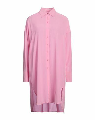 Fisico Woman Mini dress Pink Viscose Cover