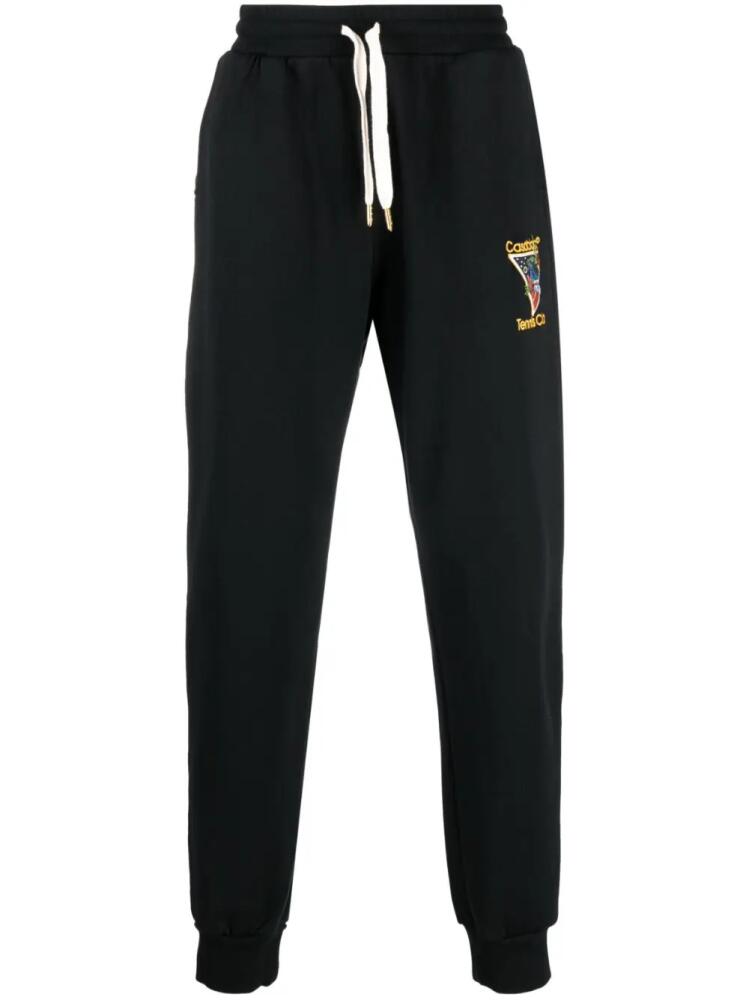 Casablanca Tennis Club Icon embroidered track pants - Black Cover