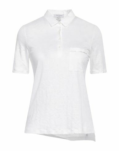 Gran Sasso Woman Polo shirt White Linen Cover