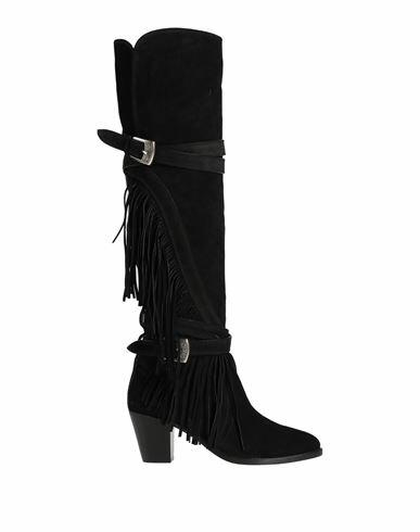 Etro Woman Boot Black Soft Leather Cover