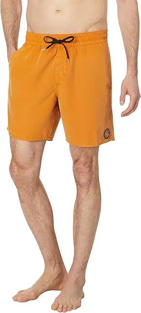 Volcom Center 17 Trunks (Ginger Brown) Men's Swimwear Cover