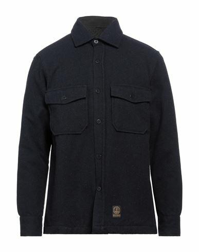 Deus Ex Machina Man Shirt Midnight blue Polyester, Wool, Polyamide, Acrylic Cover