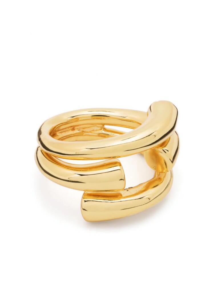 Federica Tosi Tube polished ring - Gold Cover