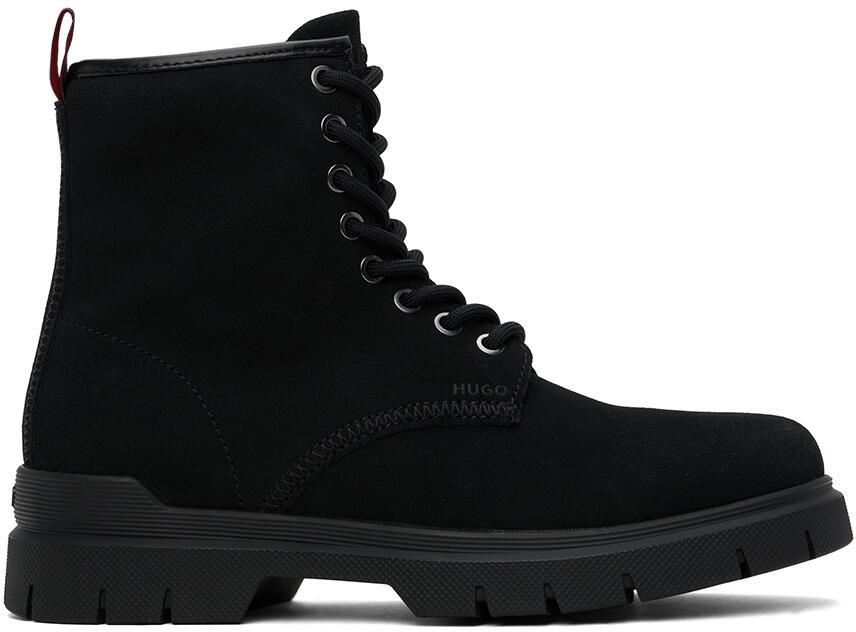 Hugo boss biker boots deals