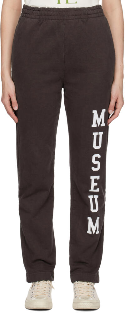 Museum of Peace & Quiet Brown Varsity Lounge Pants Cover