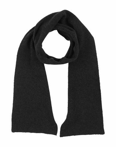 Alpha Studio Man Scarf Steel grey Wool, Cashmere Cover