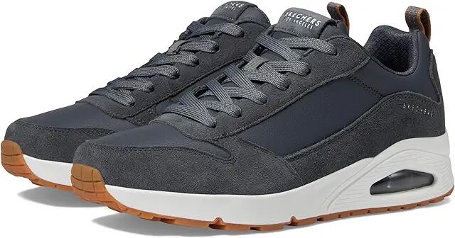 SKECHERS Uno - Stacre (Charcoal) Men's Shoes Cover