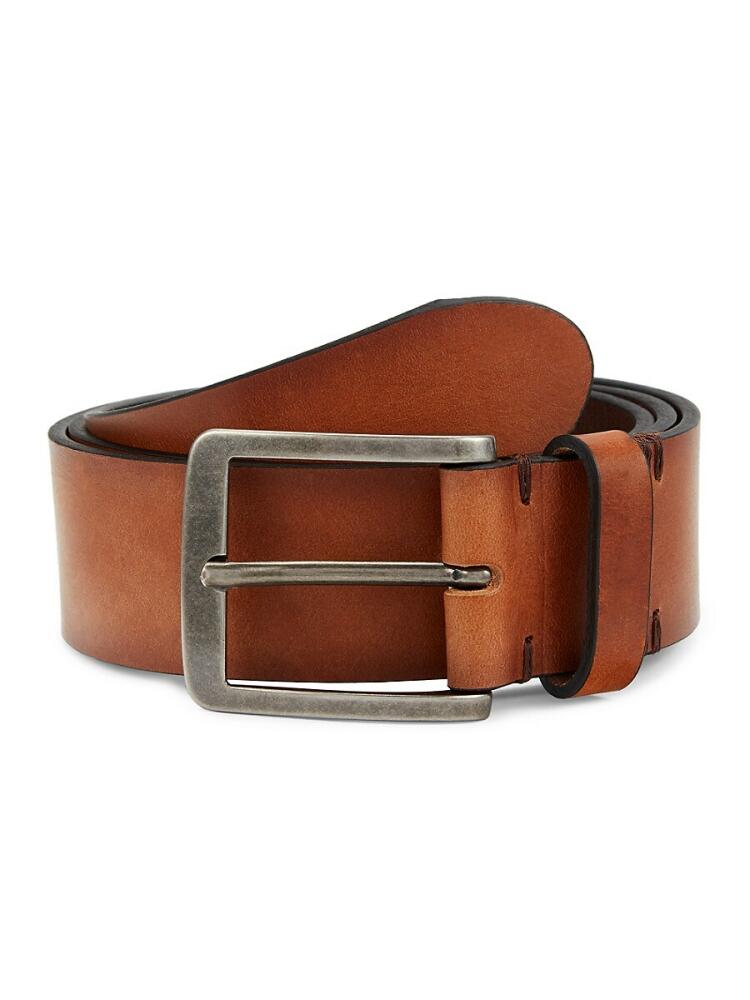 W. Kleinberg Men's 1.5" Leather Belt - Tan Cover