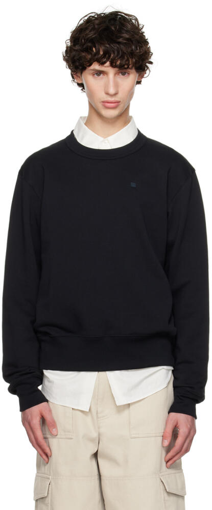 Acne Studios Black Patch Sweatshirt Cover