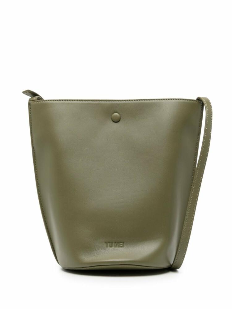 Yu Mei Phoebe leather bucket bag - Green Cover