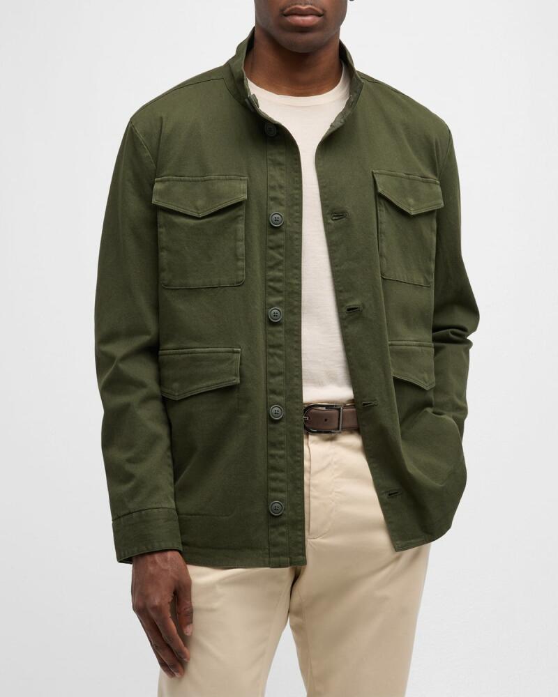 Peter Millar Men's Stowe Reversible Safari Jacket Cover