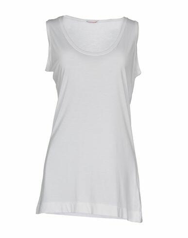 Rossopuro Woman Tank top White Modal, Polyamide Cover