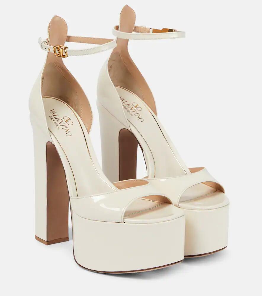 Valentino Garavani Tan-Go 155 patent leather platform sandals Cover