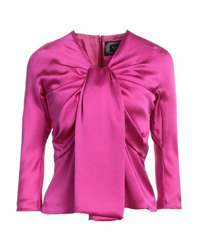 Dior Woman Top Fuchsia Silk Cover